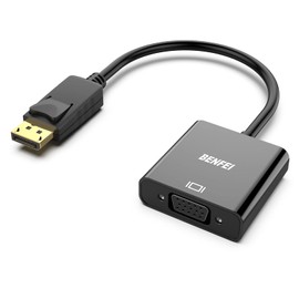 BENFEI DisplayPort→VGA変換アダプタ(DP to VGA)ディスプレイポートVGA変換アダプタ