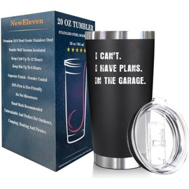 NewEleven Gifts For Dad, Men - Funny Birthday Gifts For Dad, Men, Car Guys - Unique Present Idea For Father, Papa, Husband, Uncle, Guys From Daughter, Son, Kids, Wife - 20 Oz Tumbler