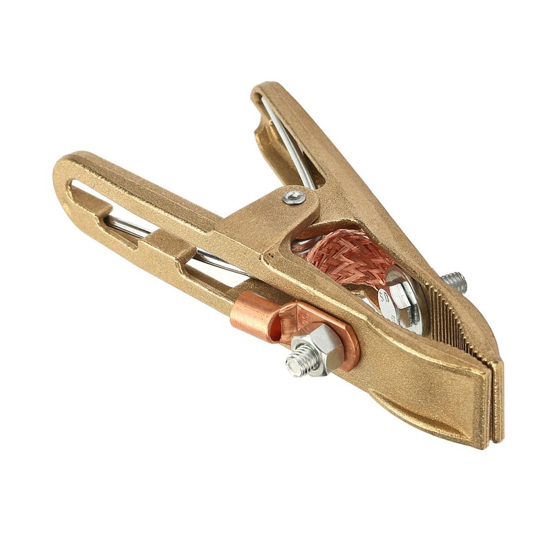 260/300/500A Brass Material A Shape Ground Welding Earth Clamp for