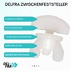 DELFRA 10 - Fermatenda universale per binari per tende, Ferma
