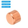 PATIKIL 1 Inch ID Copper Pipe End Cap, Copper Fitting