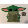 Baby Yoda & Yoda In Spaceship Embroidered Patch NEW