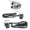Dreamizer Chrome Motorcycle 1" Handlebar Control Switches+ Wiring Harness For