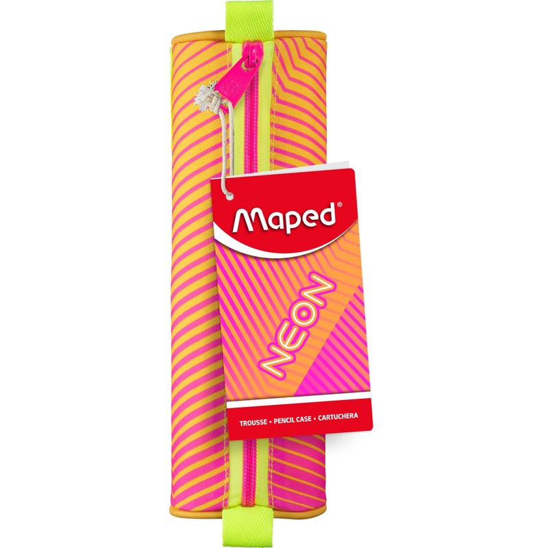 Maped - Neon Pencil Case Round