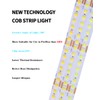 Euiyi COB LED Strip Lights 6500K White 16.4ft, 24V Dimmable