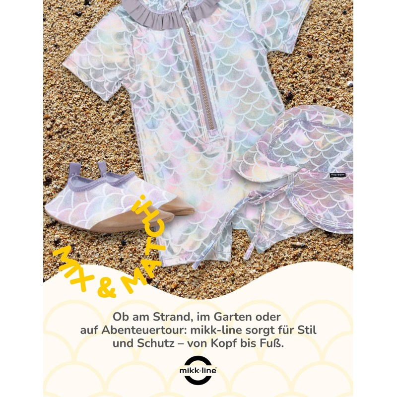 Mikk-line Baby Sun Hat with Neck Protection SPF 30 Lightweight