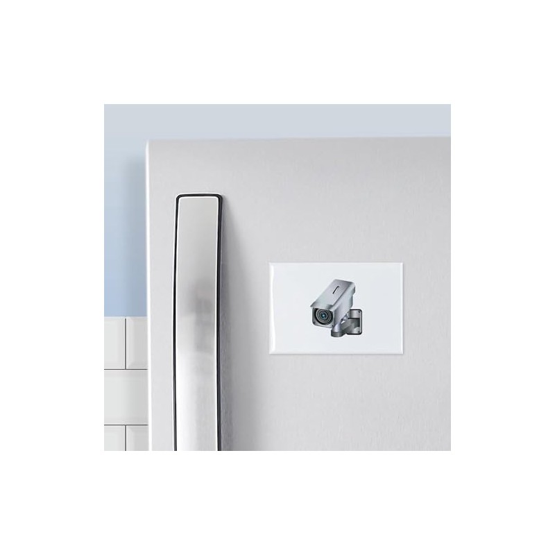 CafePress Building Security Camera Magnets Rectangle Magnet, 2"x3" Refrigerator Magnet