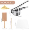 4 Pieces Gnocchi Board Set, Includes Plastic Trapezoidal Baking Scraper,