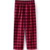 Lands' End Kids Flannel Pajama Pants Red Buffalo Plaid Kids