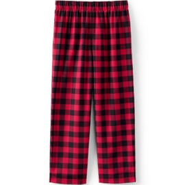 Lands' End Kids Flannel Pajama Pants Red Buffalo Plaid Kids 8
