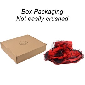 2025 Kentucky Derby Hats for Women Girls Ladies, Organza Church Tea Party Wedding Fascinator Hat UV Protection Sun Hat Red and Black