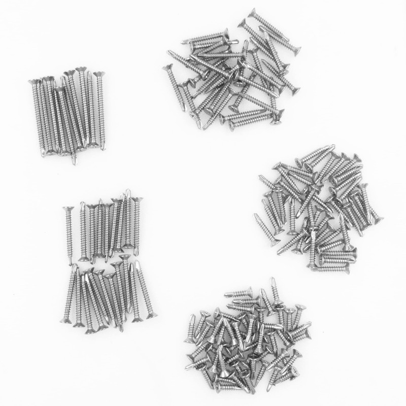 OMOTOOL Self Tapping Screws Assortment Kit(150pcs),Stainless Steel Self Drilling screws
