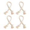 Pack of 4 Curtain Tiebacks, Curtain Rope Rope Buckle Handmade