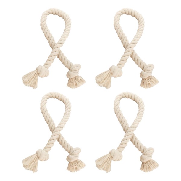 Pack of 4 Curtain Tiebacks, Curtain Rope Rope Buckle Handmade
