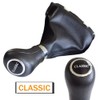 Kakulkomen Automatic Gear Shift Knob Lever with Gaiter Boot Leather