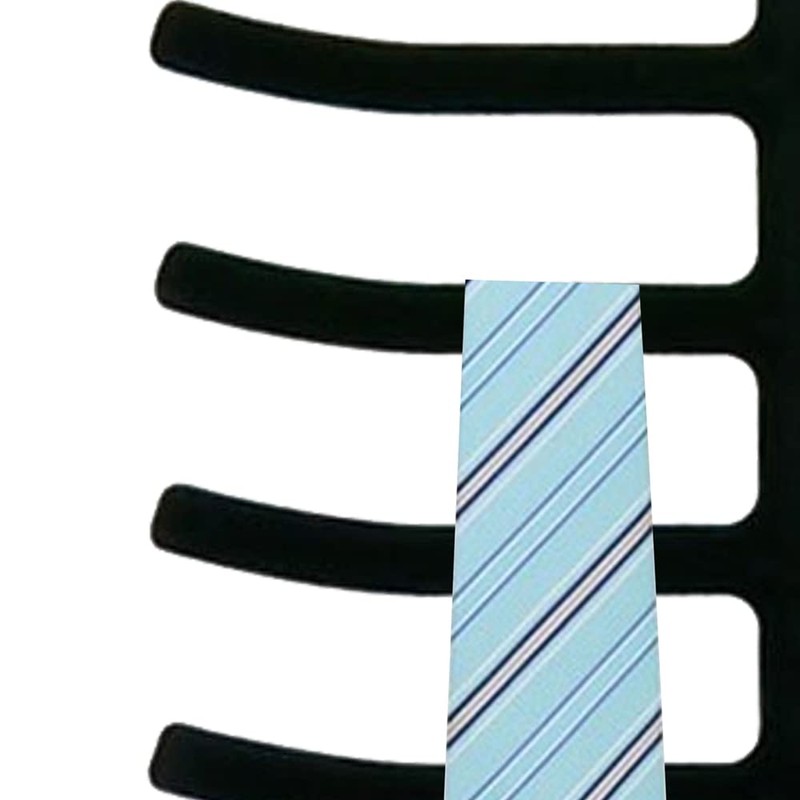 Home Basics 3-Pack Non-Slip Velvet Tie Hanger Organizer Rack 360°