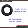Amavoler Windshield Wiper Washer Nozzle Kit Replacement Fit For Chrysler,