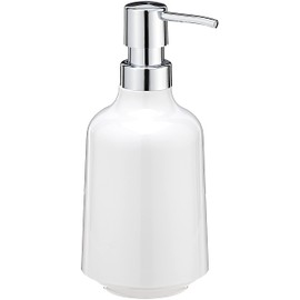 Umbra Step Soap Dispenser, White,3-1/2" diam. x 7" h
