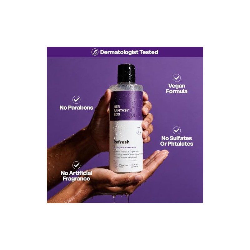 Her Fantasy Box Gel Ducha Equilibrante Refresh Solución Higiene Femenina