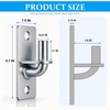 Wall Mount Gate Hinges 2 Pack, 5/8 in Pin Heavy