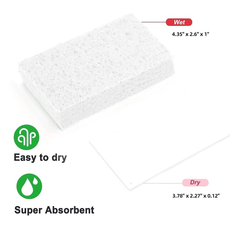 12 - Pack Non-Scratch Scrub Sponges - Sponges for Dishes