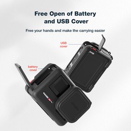 debous Silicone Case Bag with Lens Cap Screen Protector for Insta360 ACE PRO,debous Soft Rubber Cover Protection LCD Lens Glass Screen Protective (Black)