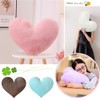 ODIWEN Heart Cushion, Heart Cushion Children's Room, Decorative Cushion, Plush