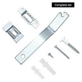 QWORK Frame Lock Security Hanging Kit with T-Head Screws - 25 Pack, Theft Protection for Art Displays in Galleries, Museums