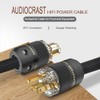 Audiocrast - Cable de alimentación audiófilo de 4.9 pies, 10