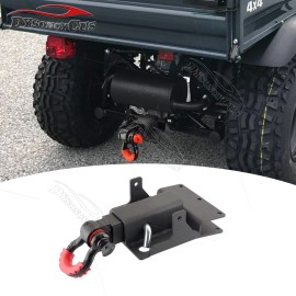 DYSO 2" Trailer Hitch Receiver Shackle Tow Mount For 2007-UP Kawasaki Mule 600/610 SX