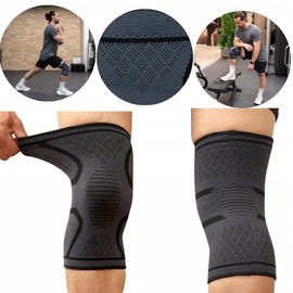 2 Stücke Kniebandage für Männer Damen, Athletics Kniebandage, Orthopädische Kniestütze, Kompressionsbandage für Laufen, Joggen, Sport, Basketball, Gelenkschmerzen