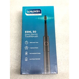 Wepklin ESNL50 Sonic Electric Toothbrush, Rechargeable, 8 Heads, USB -Model E11