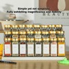 TESUNMU Gold Spice Jars with Label，4oz Seasoning Containers, Glass Spice