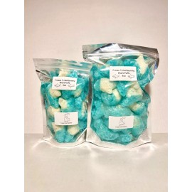 Freeze Dried Candy Blue Gummy Shark Puffs *Pick Bag Size* SHARK MONTH - 4oz