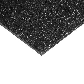 ABS Sheet 1/16" x 12" x 24" - Black, Haircell Textured (4 Pack)