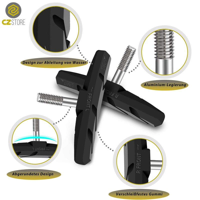 CZ Store® - Bicycle V-Brake Set - 8 Pieces Complete