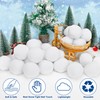 Homiar 200 PCS Fake Snow Balls, Soft Plush Artificial Indoor