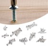 45Pcs SelfTapping Screw Set Cross Oval Head 304 Stainless Steel