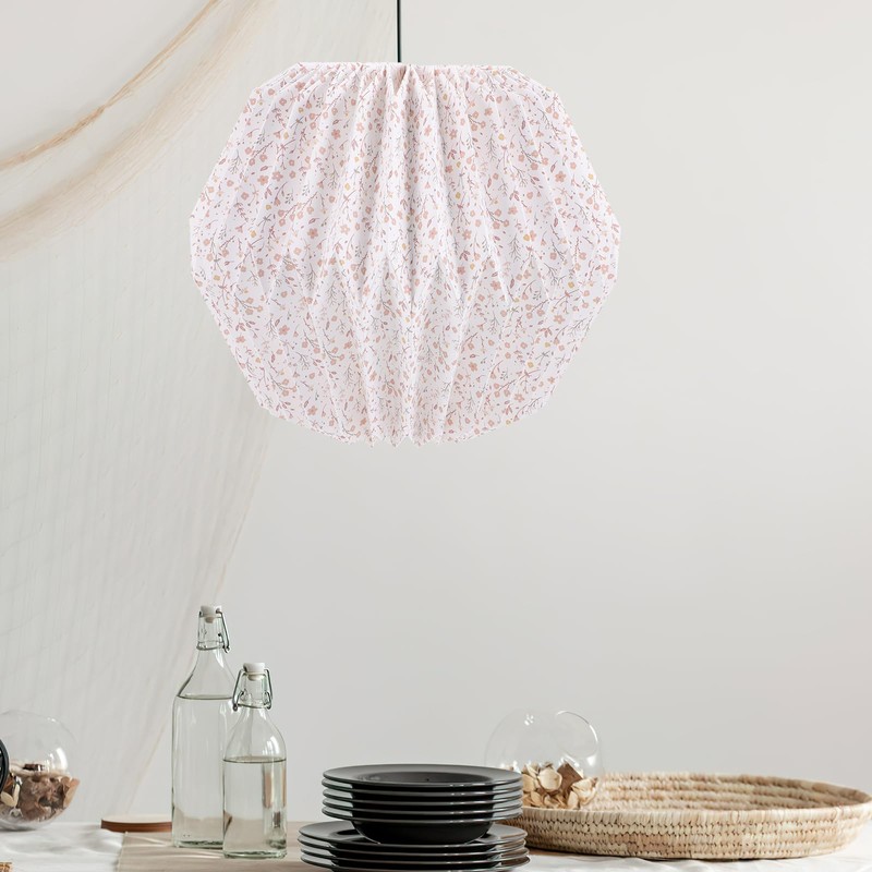 CAXUSD Small Folding Lampshade Socket Ceiling Light Shade Decorative Lampshade