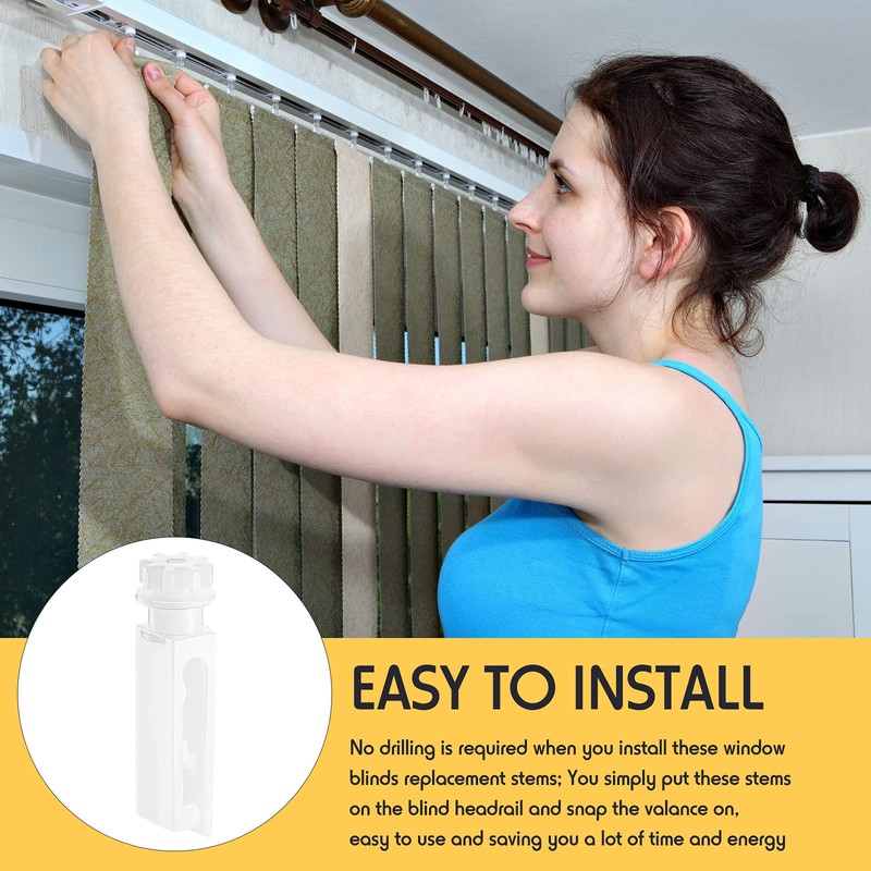 Vertical Blind Stem Replacement White Stems for Vertical Window Blind