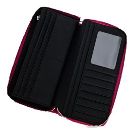 Desigual Women's Accessories Nylon Long Bi-Fold Wallet, red