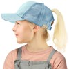 C.C Kids 2-5 Ponycaps Messy Buns Ponycaps - Gorra de