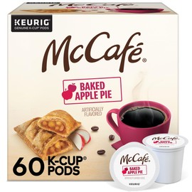 McCafe Baked Apple Pie Coffee, Keurig Single Serve K-Cup Pods, 60 Count, (6 Packs of 10)