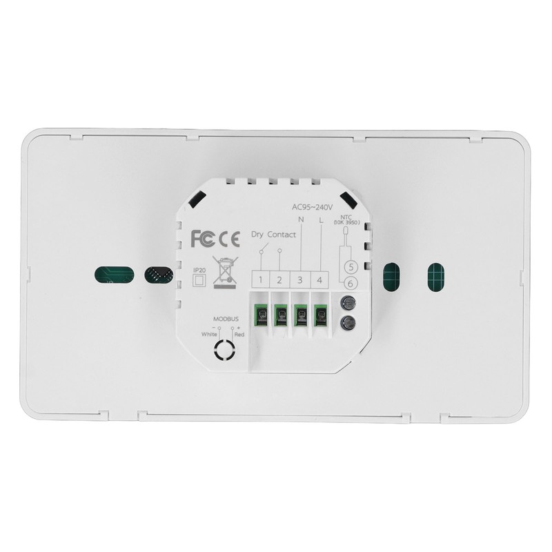 Smart Thermostat Slide Bar Timing Programmable Negative LCD Wifi Voice