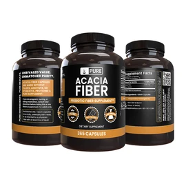 Pure Original Ingredients Acacia Fiber (365 Capsules) No Magnesium Or Rice Fillers, Always Pure, Lab Verified