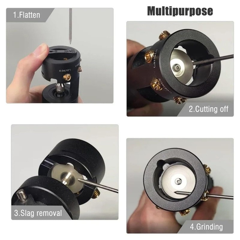 Tungsten Electrode Sharpener Kit, Universal TIG Welding Electrode Grinder, Includes