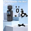4K Vlogging Camera Pocket Action Cameras with Dual-Lens Mini Body
