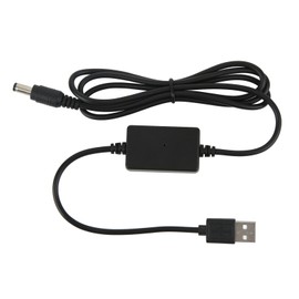 1.2m USB 5V to DC 8V Voltage Booster Cable Step Up Voltage Converter Power Cable for Camera Desk Lamp Loudspeaker DC5521