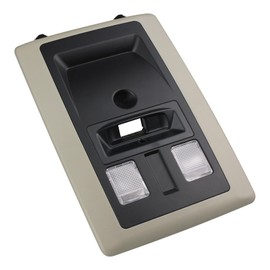 APPERFiT Overhead Console Housing w/Light & Lens for Interior Roof Compatible with 2009-2024 Ram 1500 2500 3500 4500 5500 Truck Accessories Parts Interior Dome Map Reading Light