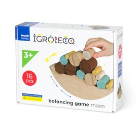 Igroteco® Moon Balancer | 16 Pieces Wooden Educational Wooden Toy